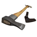 BISON 1879 Spaltaxt 2200g mit Schneid- und Stielschutz