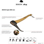 BISON 1879 Sappie 600g mit 80cm Hickory-Stiel
